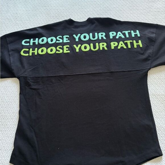 Disney Star Wars Black Long Sleeve Shirt Choose Your Path Circle -size Medium - Picture 7 of 7